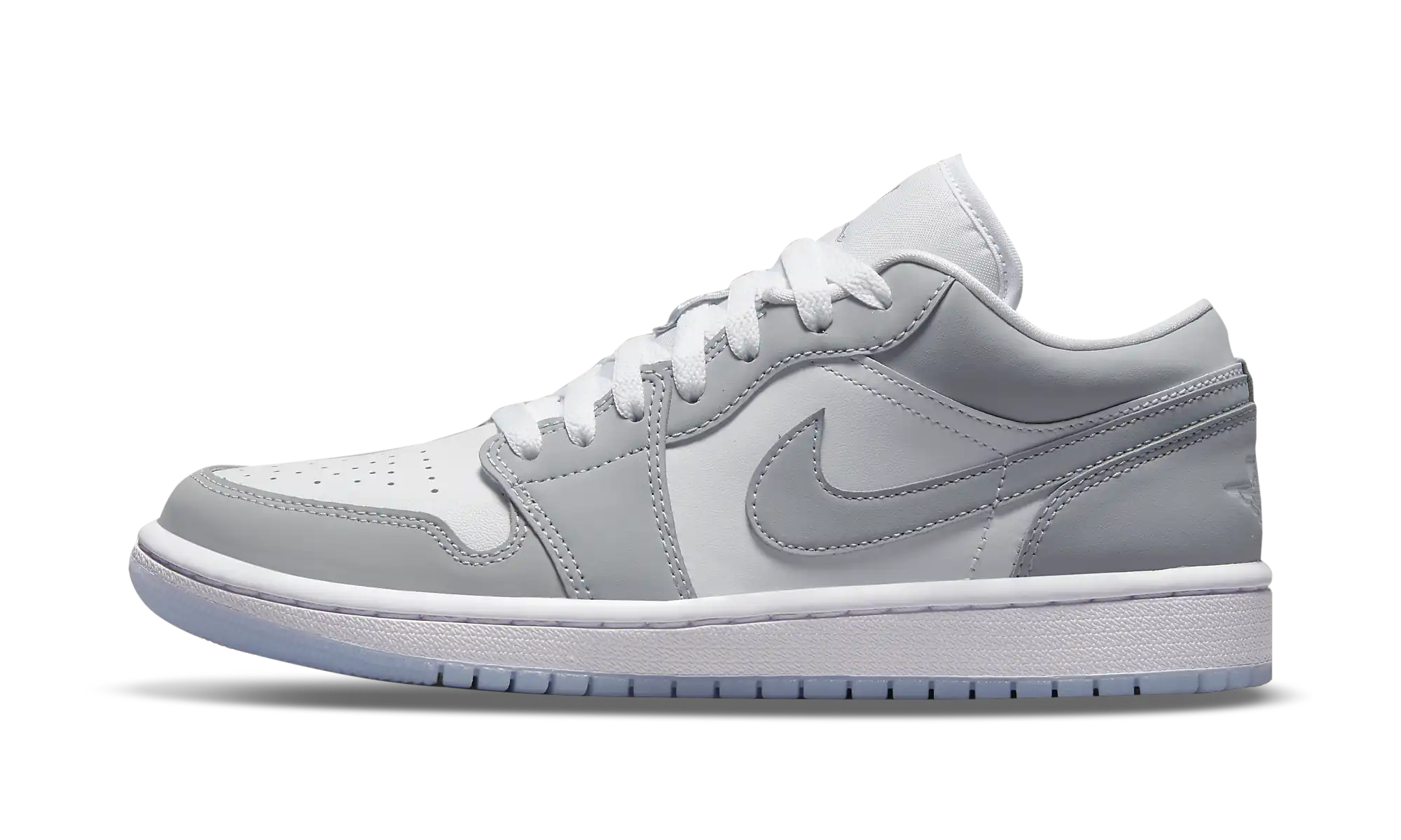 Air Jordan 1 LOW WMNS “White / Wolf Grey”