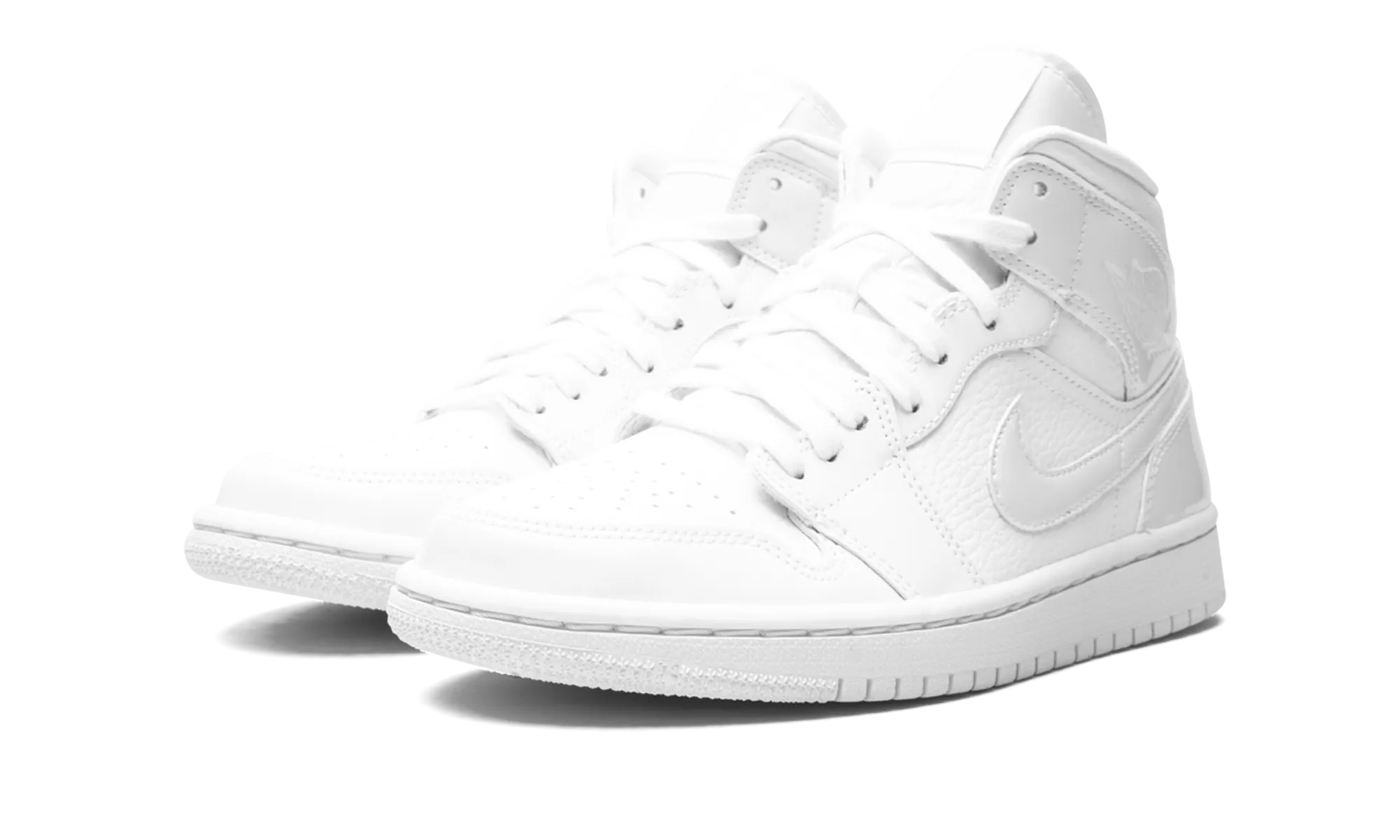 Air Jordan 1 MID WMNS Triple White 1 - Air Jordan 1 MID WMNS "Triple White"